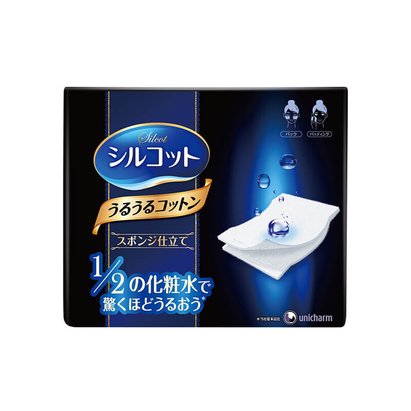 日本Unicharm 尤妮佳 化妆棉 40枚