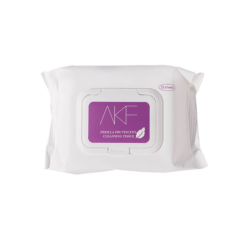 韩国AKF紫苏卸妆湿巾200ml/33片